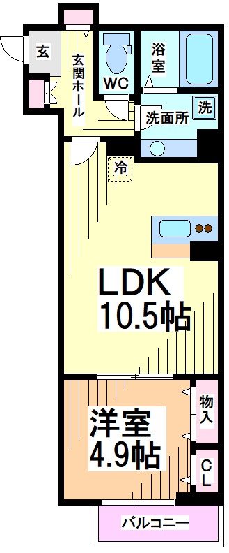 神奈川県川崎市多摩区登戸 間取り