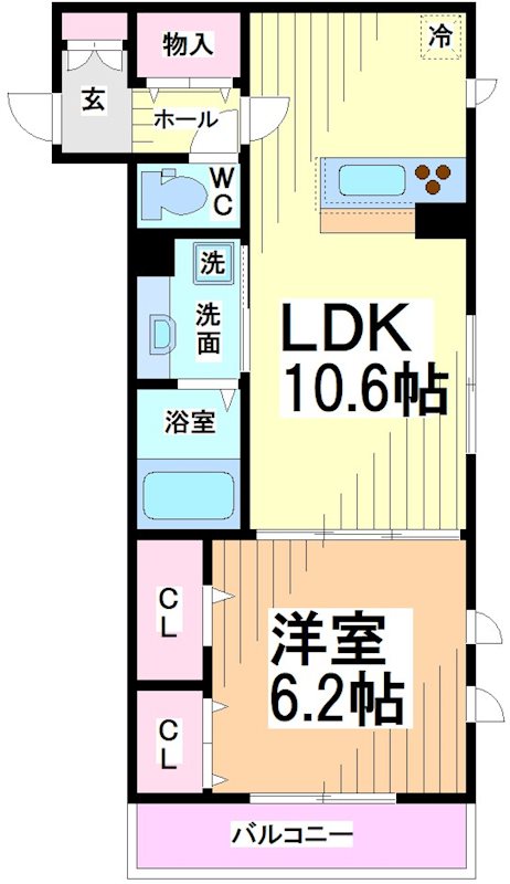 神奈川県川崎市多摩区登戸 間取り