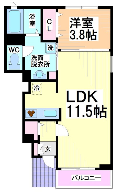 東京都狛江市中和泉４丁目 間取り