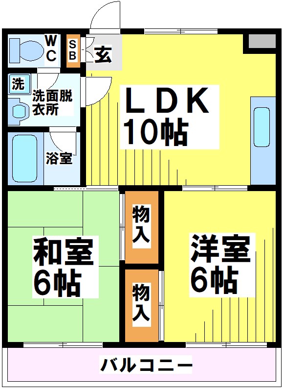 東京都府中市白糸台４丁目 間取り