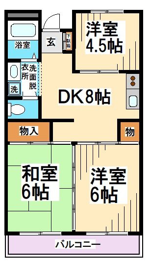 第1ハウス崔綜  間取り
