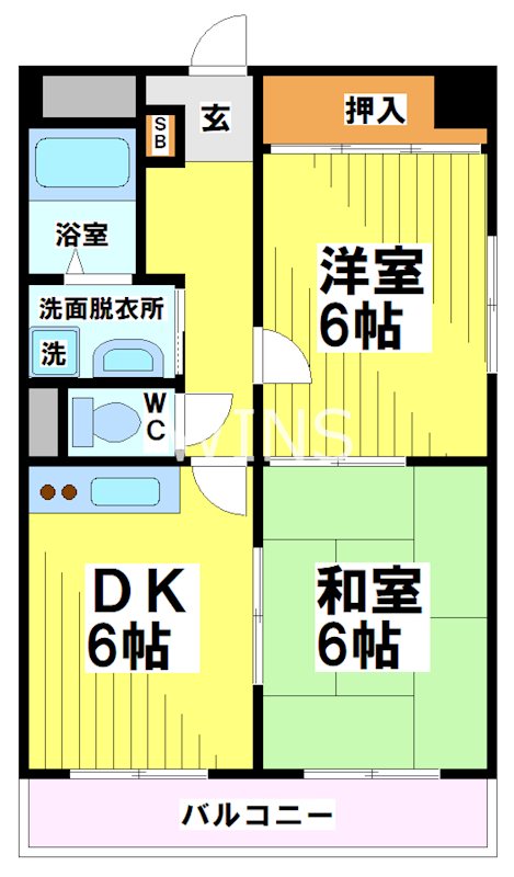 福岡県福岡市東区馬出２丁目 間取り