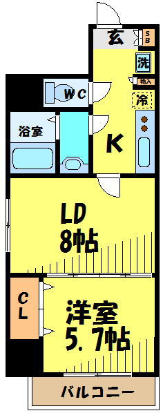 東京都府中市若松町２丁目 間取り