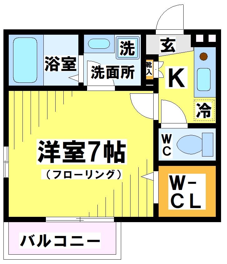 東京都府中市白糸台４丁目 間取り