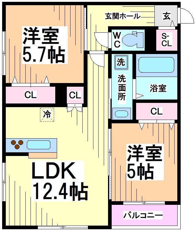 神奈川県川崎市多摩区枡形４丁目 間取り