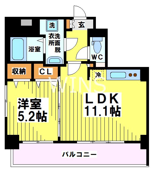 福岡県福岡市博多区豊２丁目 間取り