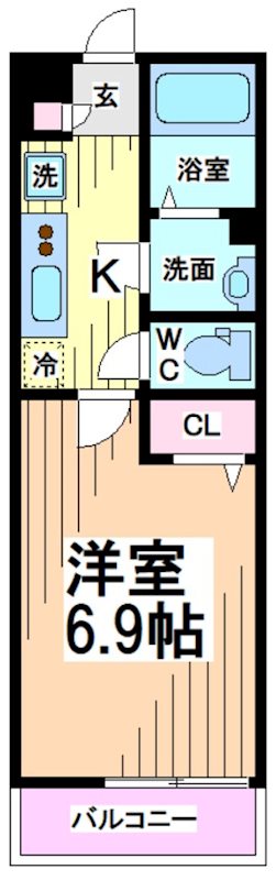 神奈川県川崎市多摩区登戸 間取り