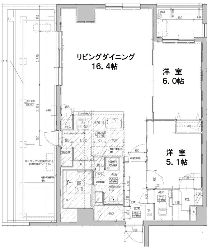 福岡県福岡市中央区平尾３丁目 間取り