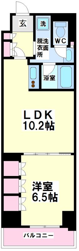 レジディア杉並方南町 間取り