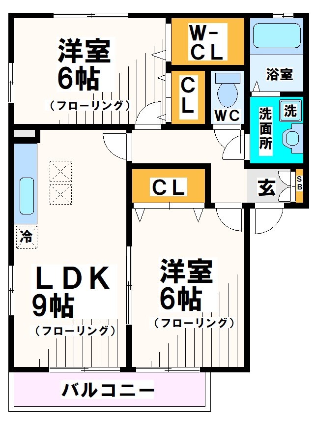 東京都府中市矢崎町４丁目 間取り