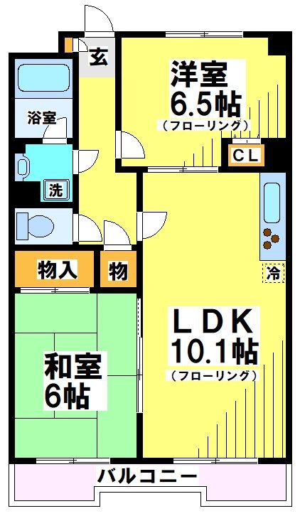 東京都府中市白糸台１丁目 間取り