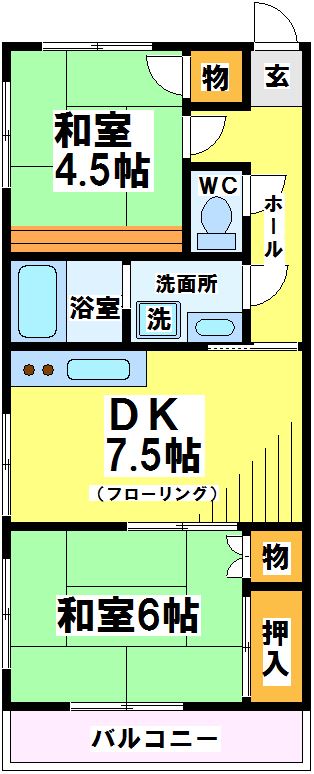 東京都府中市西府町３丁目 間取り