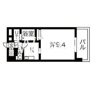 福岡県福岡市中央区荒戸１丁目 間取り