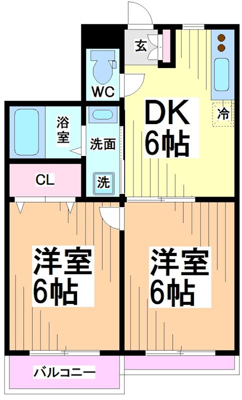神奈川県川崎市多摩区宿河原１丁目 間取り