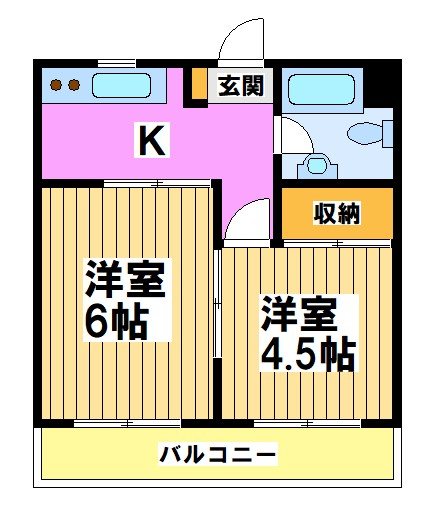 つつじヶ丘ハイム 間取り