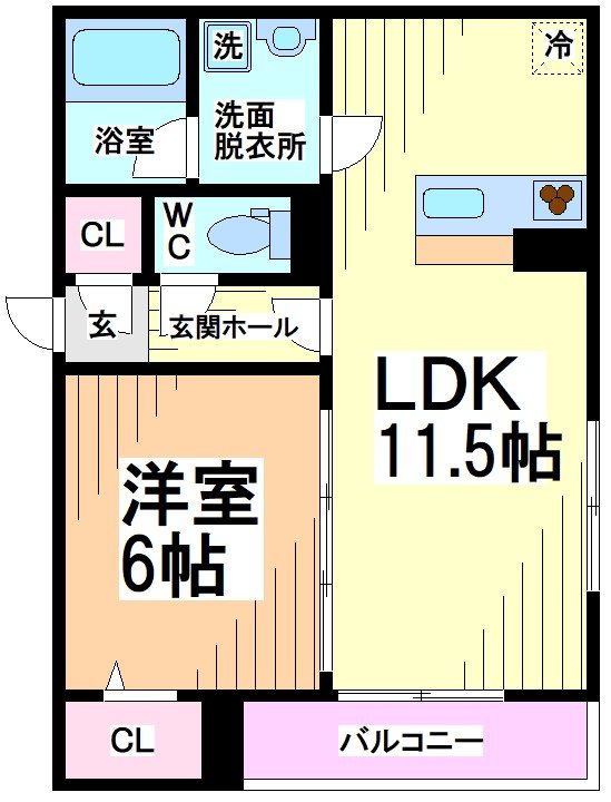 神奈川県川崎市多摩区登戸 間取り