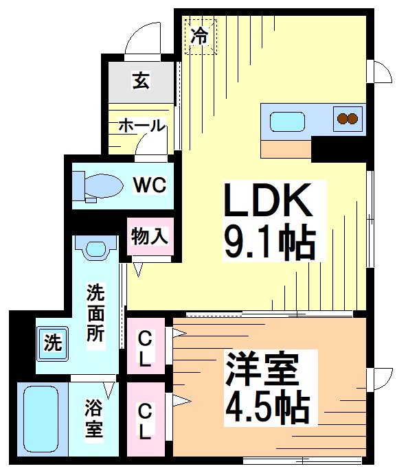神奈川県川崎市多摩区菅２丁目 間取り