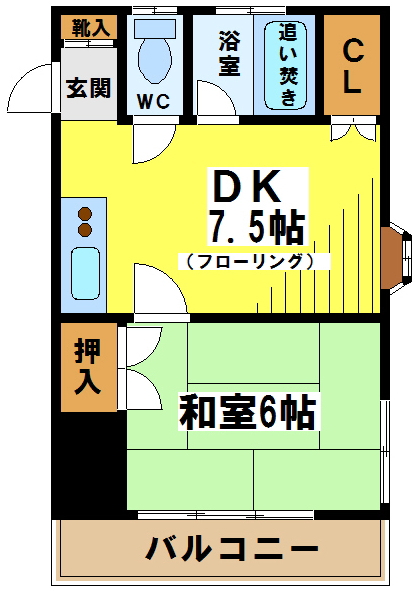 コーポ桑原 間取り