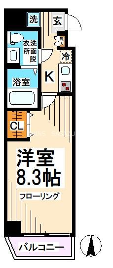 BPRレジデンス下高井戸  間取り
