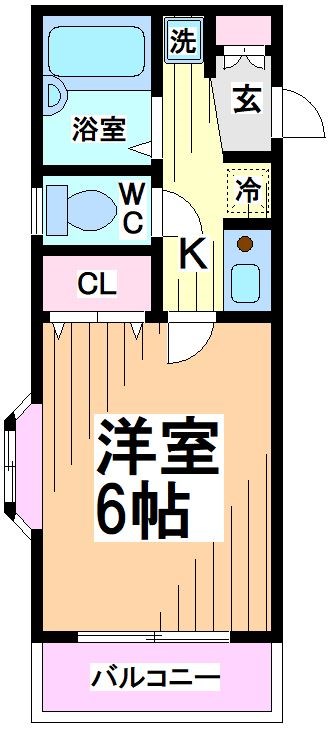 プランドール大原 間取り