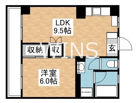 福岡県福岡市博多区住吉４丁目 間取り