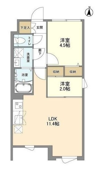 東京都杉並区上高井戸１丁目 間取り