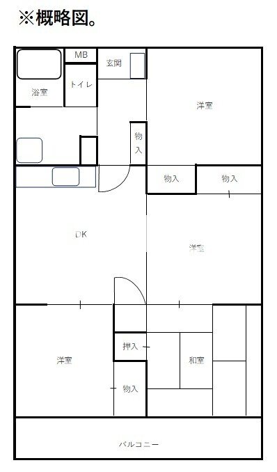 福岡県福岡市東区香椎３丁目 間取り