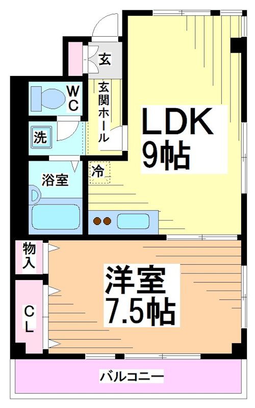 神奈川県川崎市多摩区登戸新町 間取り