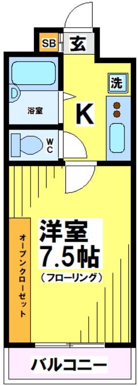 東京都世田谷区南烏山１丁目 間取り
