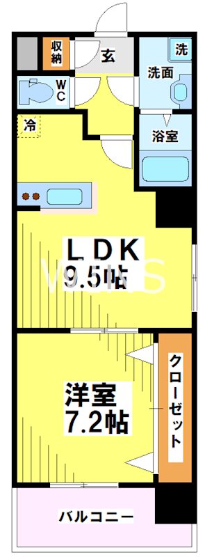 福岡県福岡市博多区千代３丁目 間取り