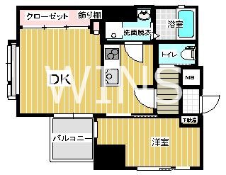 福岡県福岡市博多区美野島２丁目 間取り