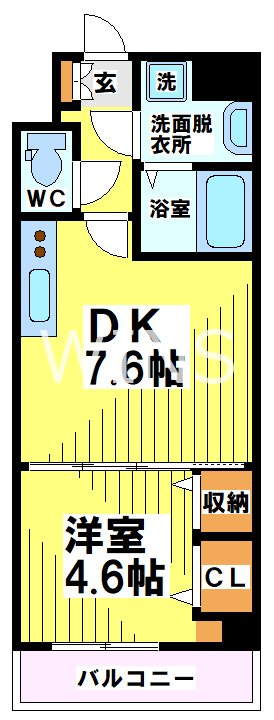 福岡県福岡市中央区高砂２丁目 間取り