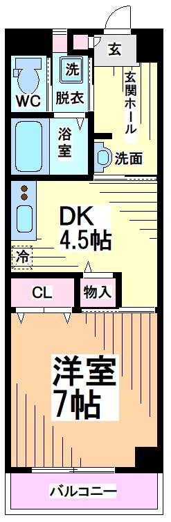 神奈川県川崎市多摩区長尾４丁目 間取り