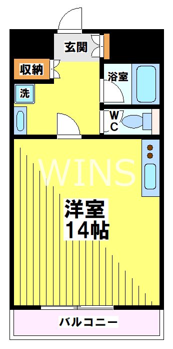 福岡県福岡市博多区下呉服町 間取り