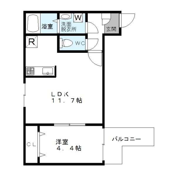 福岡県福岡市東区箱崎３丁目 間取り