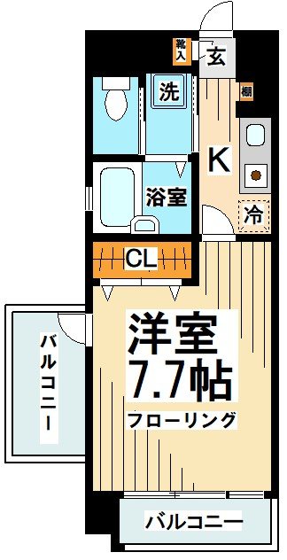 アボリアスコート笹塚イースト 間取り