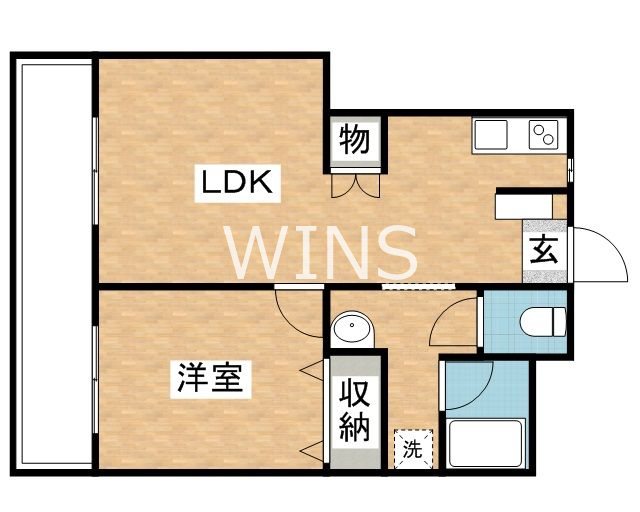 福岡県福岡市博多区住吉４丁目 間取り