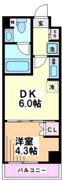 YSレジデンス代田橋 間取り