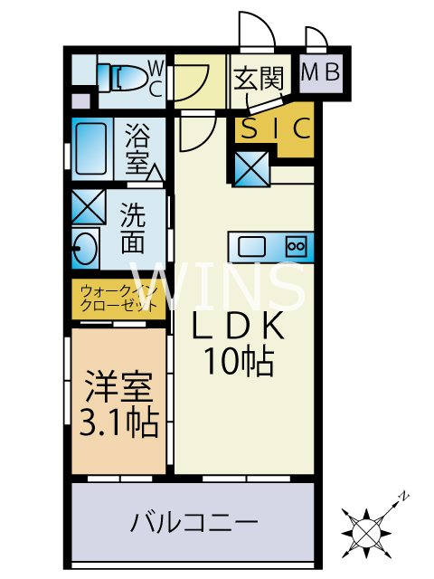 福岡県福岡市博多区博多駅南４丁目 間取り