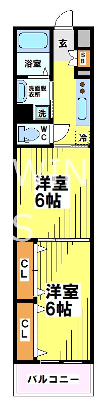 福岡県福岡市東区箱崎ふ頭３丁目 間取り