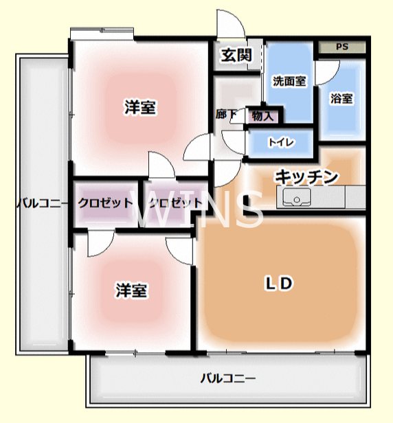 福岡県福岡市東区二又瀬 間取り