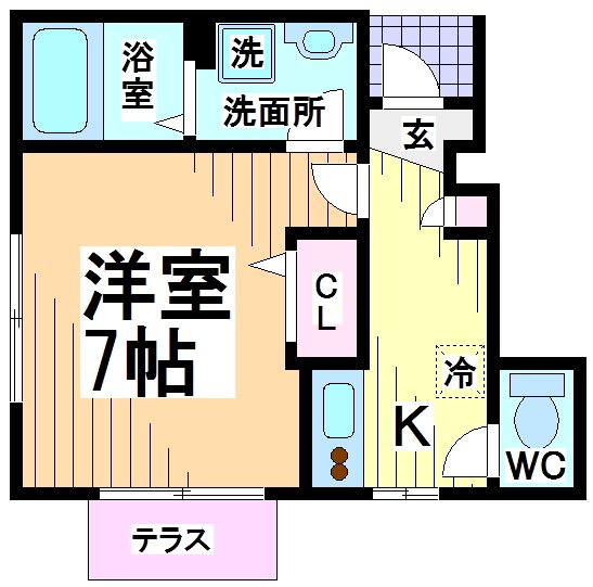 フローラ幡ヶ谷 間取り