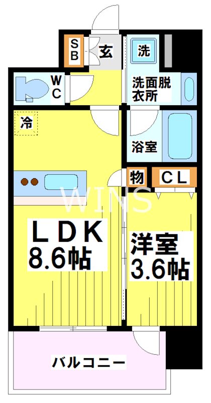 福岡県福岡市博多区博多駅南２丁目 間取り