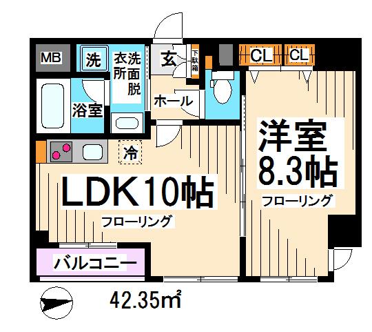 東京都杉並区下高井戸１丁目 間取り