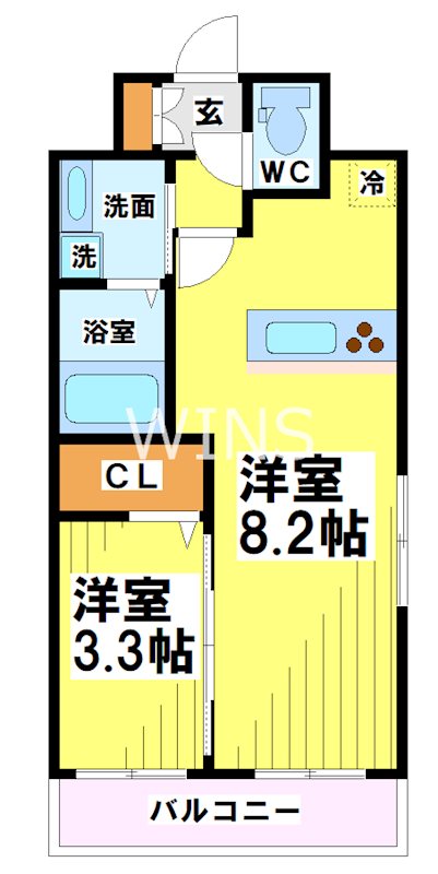 福岡県福岡市博多区博多駅南５丁目 間取り