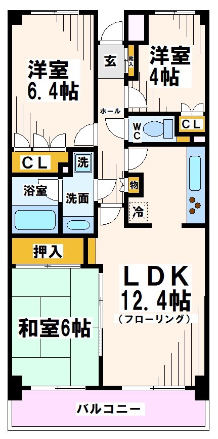 東京都府中市住吉町２丁目 間取り