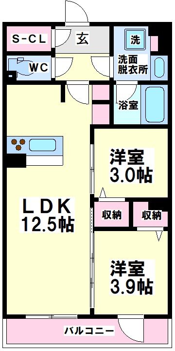 テラス杉並方南町 間取り