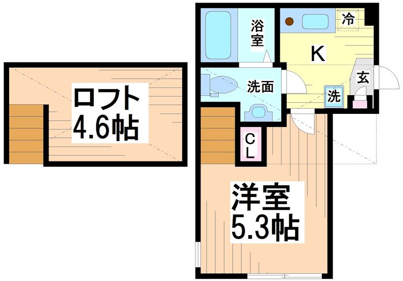 神奈川県川崎市多摩区中野島１丁目 間取り