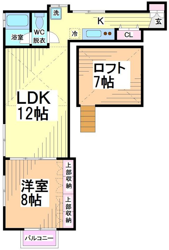 シティフラット南台 間取り