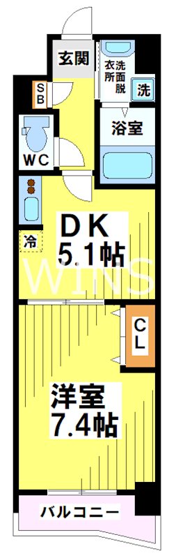 福岡県福岡市東区筥松新町 間取り